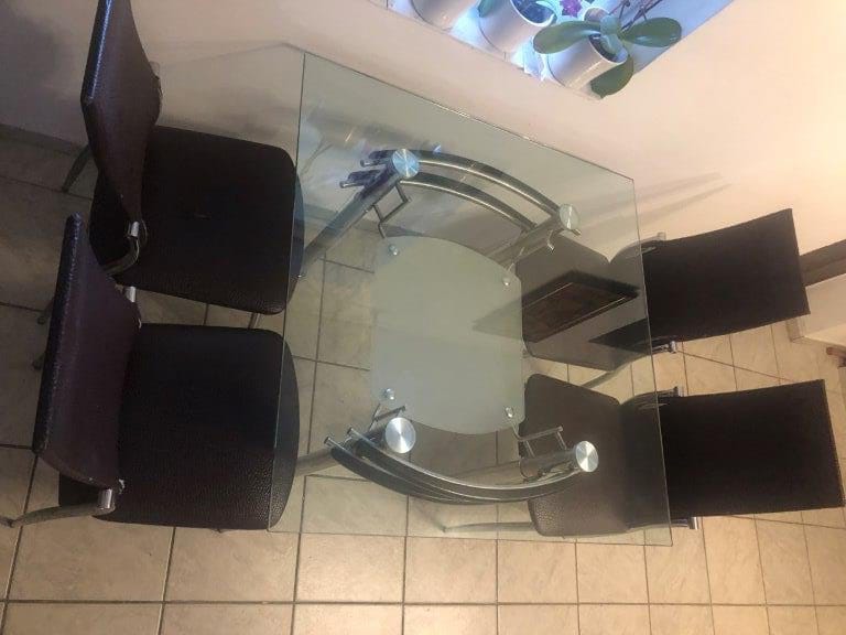 masa-sticla-securizata-cu-4-scaune